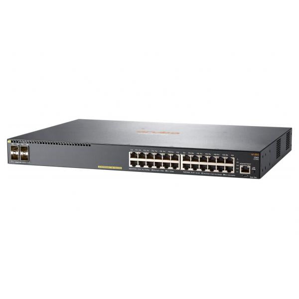 HPE Aruba Networking Aruba 2540 24G PoE+ 4SFP+ Gestito L2 Gigabit Ethernet [10/100/1000] Supporto Power over Ethernet [PoE] 1U Grigio (HPE ARUBA SWITCH 2540 24G PoE+,4SFP+)HpeJL356A
