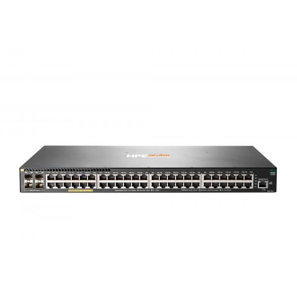 HPE Aruba Networking Aruba 2930F 48G PoE+ 4SFP Gestito L3 Gigabit Ethernet [10/100/1000] Supporto Power over Ethernet [PoE] 1U Grigio (ARUBA 2930F 48G POE+ 4SF - P SWCH)HpeJL262A