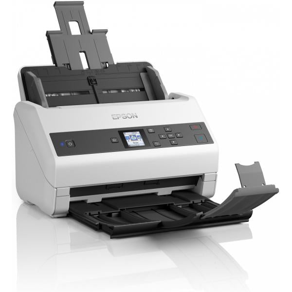 Epson WorkForce DS-870 Scanner a foglio 600 x 600 DPI A4 Nero, Bianco (Fast and efficient scanning: 100-page ADF and 65ppm scanning speedLow intervention: Active Separation Roller system to prevent double feedingOptional flatbed scanner: Choose from ...