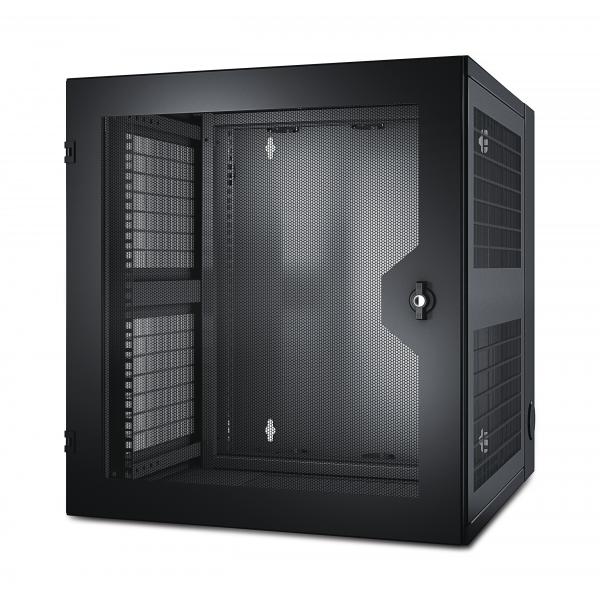 APC NetShelter WX 13U Da parete Nero (NETSHELTER WALL MOUNT - ENCLOSURE 13U WITH VENTED DOOR)Apc0731304111467AR100HD