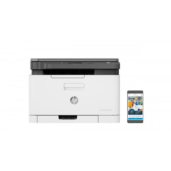 HP Laser 178nw Wireless Multifunction Colore Stampante, Fotocopiatrice, scanner; Fronte/retro (Color Laser Mfp 178Nw, Color, - Printer For Print, Copy, - Scan, Scan To Pdf - Warranty: 12M)Hp4ZB96A