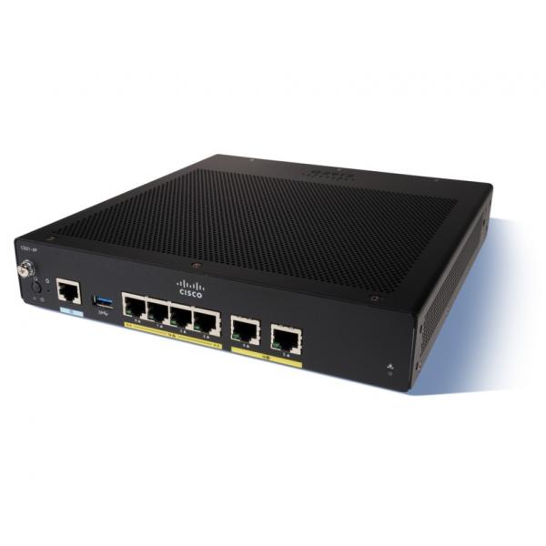 Cisco C927-4P router cablato Gigabit Ethernet Nero (CISCO 927 VDSL2/ADSL2+ OVER - POTS AND 1GE/SFP SEC ROUTER)Cisco0889728172158C927-4P