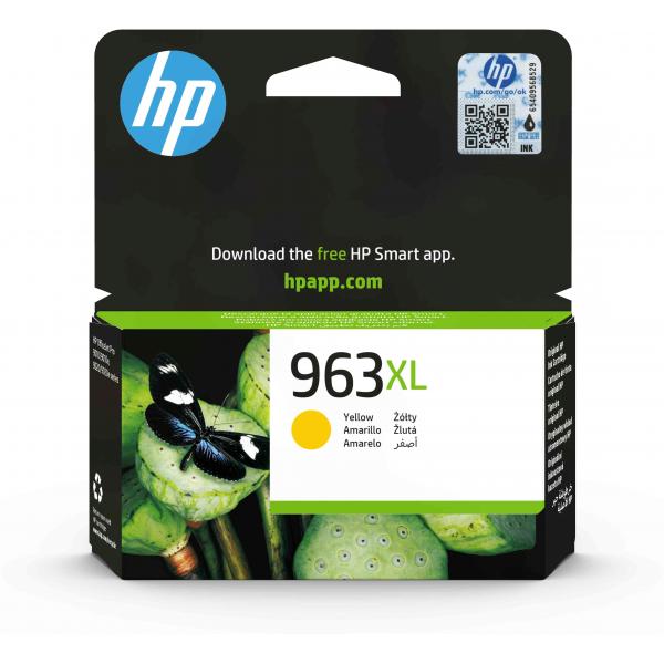 HP Cartuccia di inchiostro giallo originale 963XL ad alta capacità (OEM HP 963XL Yellow 1600 Pages Original Ink 3JA29AE)Hp3JA29AE