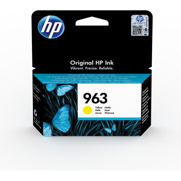HP Cartuccia di inchiostro giallo originale 963 (OEM HP 963 Yellow Original Ink Cartridge 3JA25AE)Hp3JA25AE