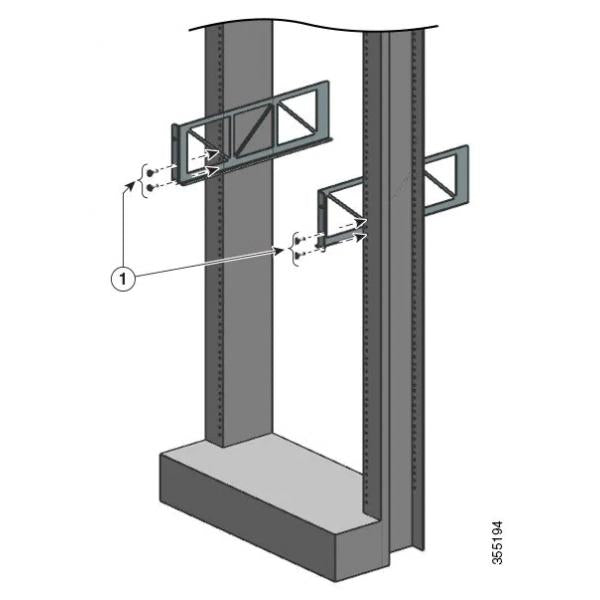 Cisco C9407-SHELF-KIT= kit di fissaggio (CATALYST 9400 SERIES 7 SLOT - CHASSIS SHELF INSTALL KIT)Cisco0889728057752C9407-SHELF-KIT=