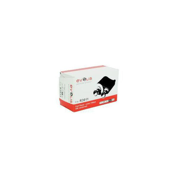 Evolis R3011 nastro per stampante 200 pagine (Colour ribbon [YMCKO] - for up to 200 cards - fits for: Pebble4, Dualys3, Securion)EvolisR3011