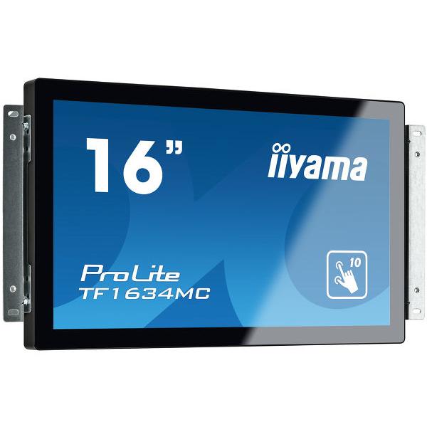 Iiyama ProLite TF1634MC-B6X Monitor PC 39,6 cm [15.6] 1366 x 768 Pixel LED Touch screen Nero (Iiyama ProLite TF1634MC-B6X 16 Black)Iiyama4948570116829TF1634MC-B6X