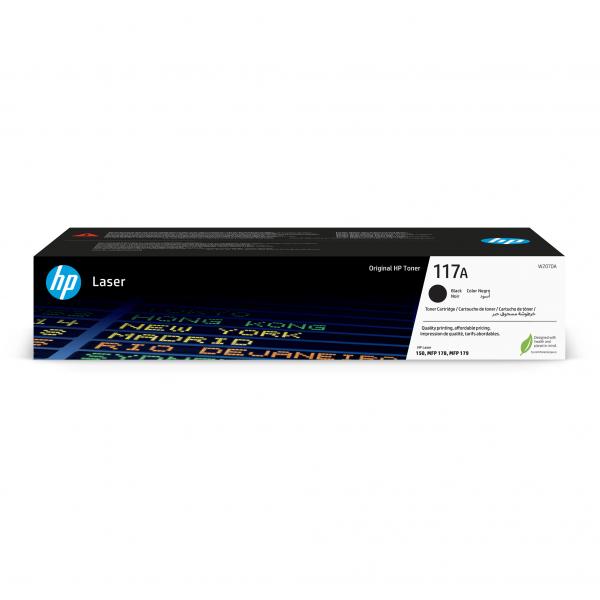 HP Cartuccia toner nero per stampante laser originale 117A (OEM HP 117A Black Toner Cartridge W2070A)Hp0193424172801W2070A