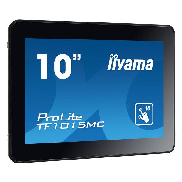 Iiyama TF1015MC-B2 visualizzatore di messaggi 25,6 cm [10.1] LED 450 cd/m WXGA Nero Touch screen (TF1015MC-B2 10.1IN VA TOUCH - 1280X800 450CD CAPACITIVE 10P)Iiyama4948570116744TF1015MC-B2