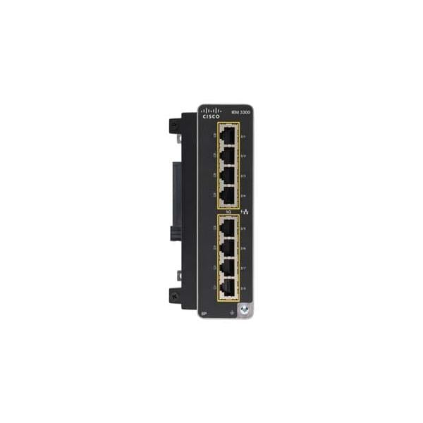 Cisco IEM-3300-8P= switch di rete Gestito L2 Gigabit Ethernet [10/100/1000] Supporto Power over Ethernet [PoE] Nero (CATALYST IE3300 RUGGED 8 PORT - GE POE+ EXP MODULE)Cisco0889728205054IEM-3300-8P=