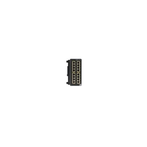 Cisco Catalyst IE3300 Gestito L2 Gigabit Ethernet [10/100/1000] Supporto Power over Ethernet [PoE] Nero (CATALYST IE3300 RUGGED 16 PORT - GE POE+ EXP MODULE)Cisco0889728205061IEM-3300-16P=