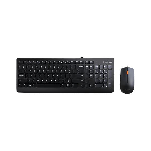Lenovo 300 tastiera Mouse incluso Universale USB QWERTY Inglese US Nero (300 Keyboard Mouse Included - Universal Usb Qwerty Us - English Black - Warranty: 12M)Lenovo0190793628601GX30M39606