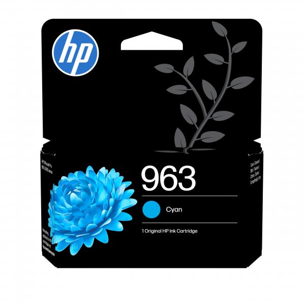 HP Cartuccia di inchiostro ciano originale 963 (OEM HP 963 Cyan Original Ink Cartridge 3JA23AE)Hp3JA23AE