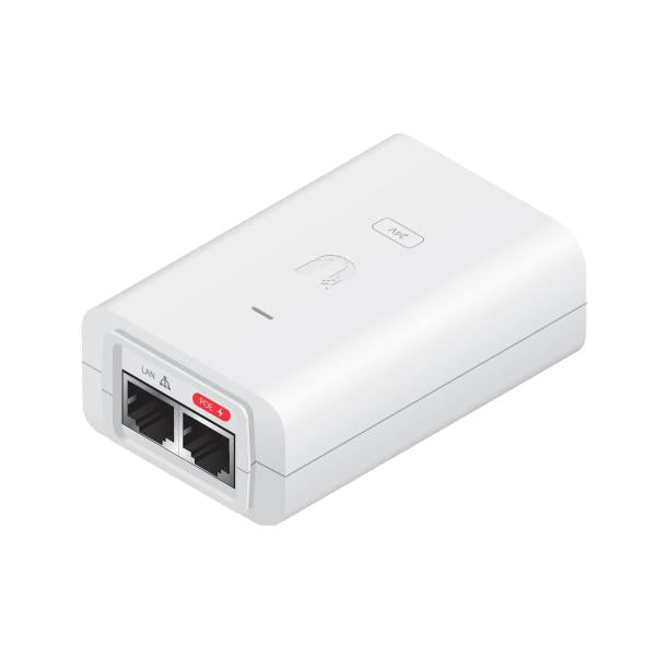 Ubiquiti POE-24-30W-G-WH adattatore PoE e iniettore Gigabit Ethernet 24 V (PoE Injector, 24VDC, 30W - White - Warranty: 24M)UbiquitiPOE-24-30W-G-WH