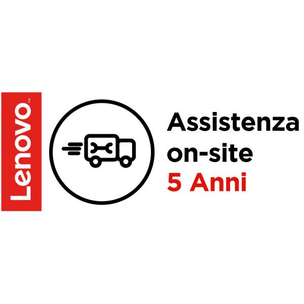 Lenovo 5 Year Onsite Support [Add-On] 5 anno/i (5Y ONSITE UPGRADE FROM 1Y ONSITE)Lenovo5WS0V08536