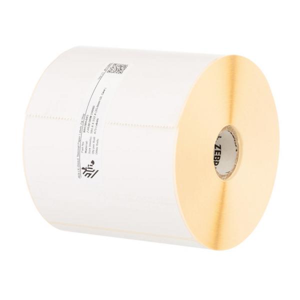 Zebra Z-Perform 1000D Bianco Permanent Adhesive (Z-PERF 1000D 57X32MM - 4470 LBL/ROLL C-76MM BOX OF 8)Zebra3006307-T