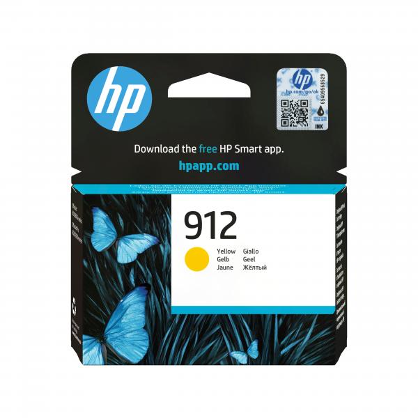 HP Cartuccia di inchiostro giallo originale 912 (HP 912 YELLOW INK)Hp3YL79AE