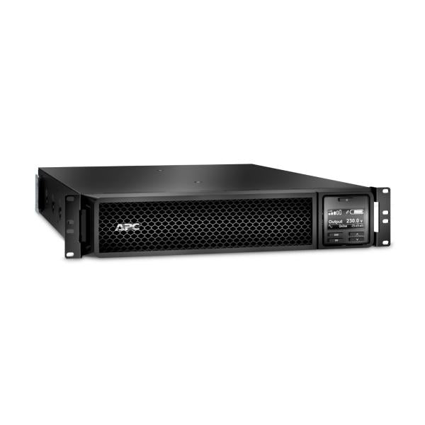 APC SRT1500RMXLI-NC gruppo di continuità [UPS] Doppia conversione [online] 1,5 kVA 1500 W 6 presa[e] AC (APC Smart-UPS SRT 1500VA RM - UPS [rack-mountable] - AC 230 V - 1500 watt - 1500 VA - Ethernet 10/100, USB, serial - output connectors: 6 - PFC -...