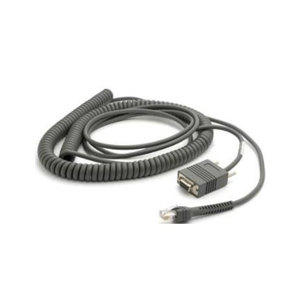 Zebra CBA-R06-C20PBR cavo seriale Nero 6 m RJ-45 DB9 (CABLE RS232 DB9F 20FT/6M CL - TXD-2 W/TTL CURRENT LIMIT PROTEC)ZebraCBA-R06-C20PBR