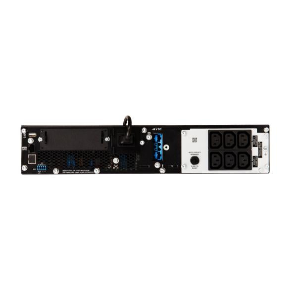 APC SRT1000RMXLI-NC gruppo di continuità [UPS] Doppia conversione [online] 1 kVA 1000 W (APC Smart-UPS SRT 1000VA RM - UPS [rack-mountable] - AC 230 V - 1000 Watt - 1000 VA - RS-232, USB, Ethernet 10/100 - output connectors: 6 - PFC - 2U - black - wi...