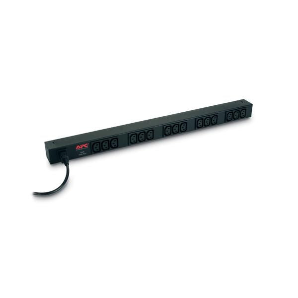 APC RACK PDU BASIC ZERO U 10A 230V unità di distribuzione dell'energia [PDU] 15 presa[e] AC 0U Nero (APC Basic Rack-Mount PDU - str?mfordel)ApcAP9568