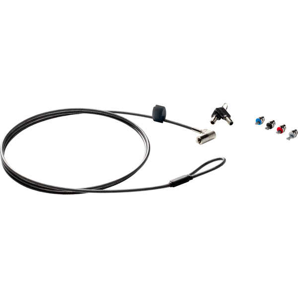 HP Cavo con lucchetto Sure Key (Sure Key Cable Lock - Sure Key Cable Lock, 1.83 m, - Key, Black, Silver - Warranty: 12M)Hp6UW42AA