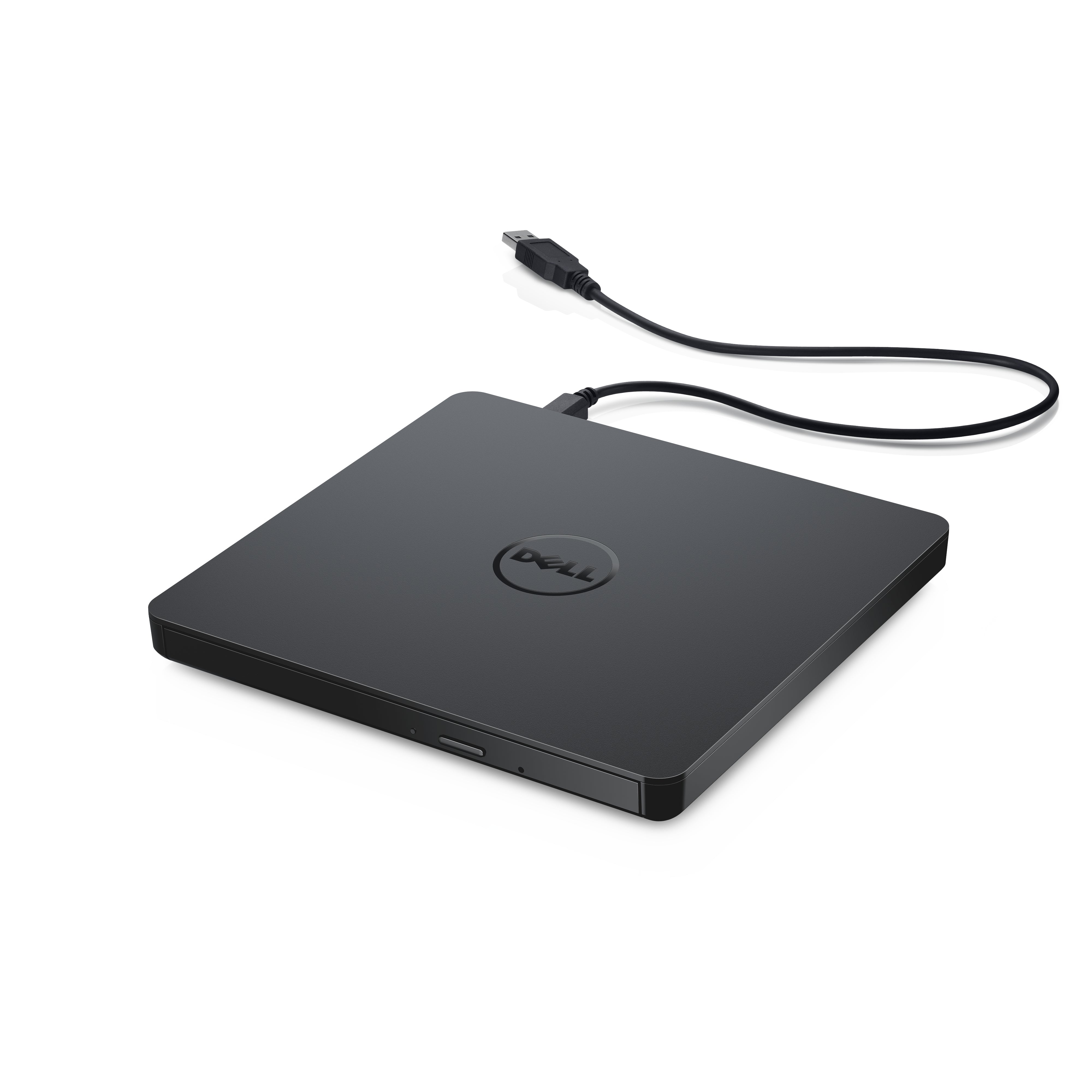 DELL DW316 lettore di disco ottico DVDRW Nero (USB DVD Drive-DW316 - DW316, Black, Tray, - Horizontal, Notebook, DVDRW, USB 2.0 - Warranty: 12M)DellDW316