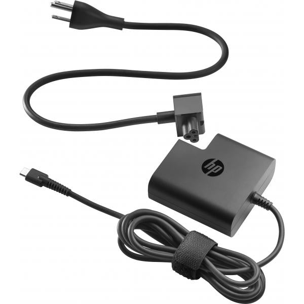 HP 4WG11AV adattatore e invertitore Interno 65 W Nero (65W AC Adapter USB Type-C includes power cable)Hp4WG11AV