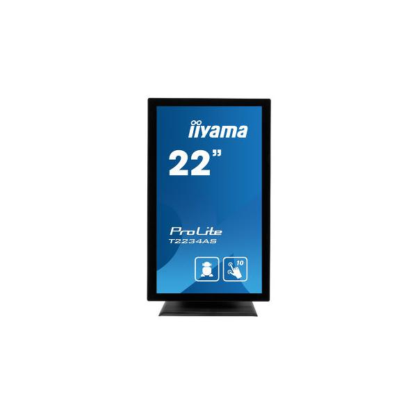 Iiyama ProLite T2234AS-B1 Monitor PC 54,6 cm [21.5] 1920 x 1080 Pixel Full HD Touch screen Multi utente Nero (22 ProLite T2234AS-B1 Touch Screen Monitor - 22 Touch Screen Monitor 10 Point Touch 1x HDMI out 4x USB 305 cd/m2 VESA Wall Mount 100 x 100mm...