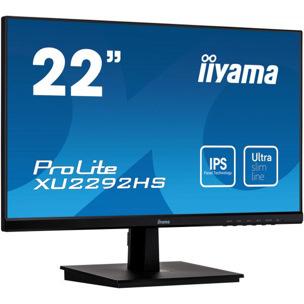 Iiyama ProLite XU2292HS-B1 LED display 54,6 cm [21.5] 1920 x 1080 Pixel Full HD Nero (Iiyama ProLite XU2292HS-B1 IPS Desktop Monitor)Iiyama4948570116935XU2292HS-B1