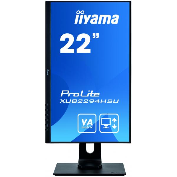 Iiyama ProLite XUB2294HSU-B1 LED display 54,6 cm [21.5] 1920 x 1080 Pixel Full HD Nero (iiyama - PROLITE XUB2294HSU-B1 22? Full HD monitor with VA panel and a height adjustable stand)Iiyama4948570116928XUB2294HSU-B1