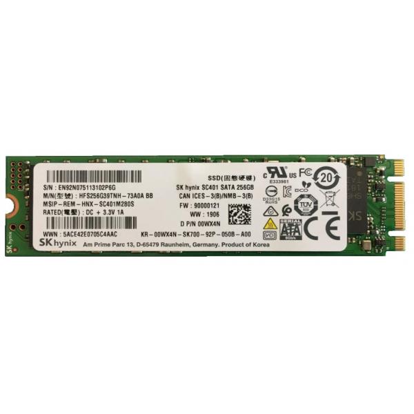 DELL 0WX4N drives allo stato solido 256 GB Serial ATA III (SSDR,256,S3,80S3,HYNIX,SC401 - SSDR 256 S3.80S3 HYNIX SC401, - 256 GB, 6 Gbit/s - Warranty: 3M)Dell0WX4N
