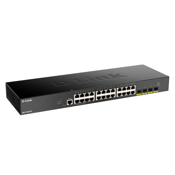D-Link DGS-1250-28X switch di rete Gestito L3 Gigabit Ethernet [10/100/1000] Nero (28-PORT SMART MGD GB SWITCH - 4X 10G)D-linkDGS-1250-28X