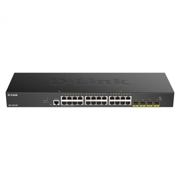 D-Link DGS-1250-28X switch di rete Gestito L3 Gigabit Ethernet [10/100/1000] Nero (28-PORT SMART MGD GB SWITCH - 4X 10G)D-linkDGS-1250-28X