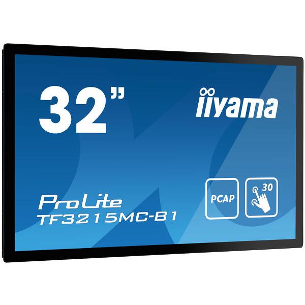 Iiyama ProLite TF3215MC-B1 Monitor PC 81,3 cm [32] 1920 x 1080 Pixel Full HD LED Touch screen Chiosco Nero (iiyama ProLite TF3215MC-B1 32' Capacitive Touch Screen Display)Iiyama4948570117154TF3215MC-B1