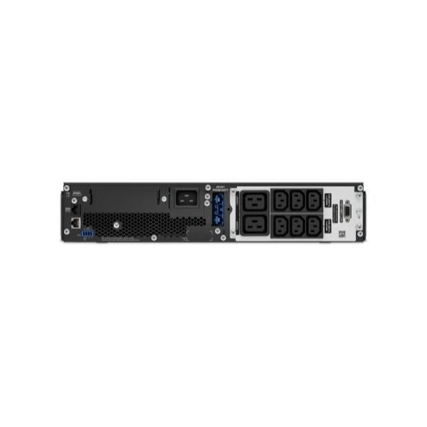 APC SRT3000UXI-LI gruppo di continuità [UPS] Doppia conversione [online] 3 kVA 2700 W 10 presa[e] AC (APC Smart-UPS On-Line SRT3000UXI-LI - UPS [rack-mountable / external] - AC 220/230/240 V - 2700 Watt - 3000 VA - 12 Ah - USB, serial - output connec...