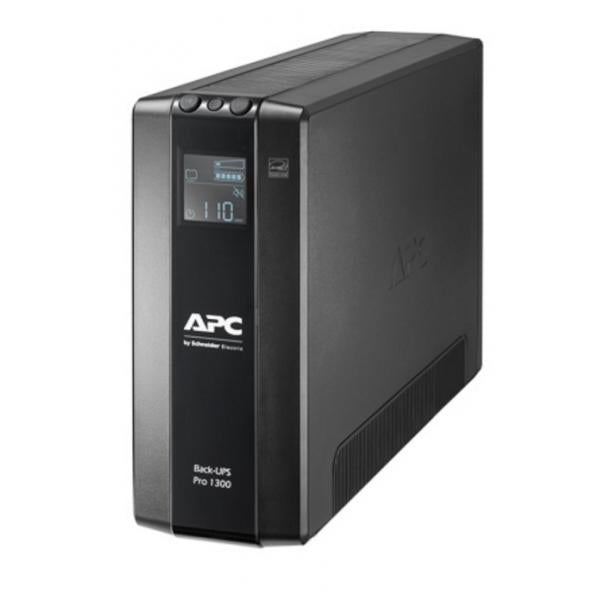 APC BR1300MI gruppo di continuità [UPS] A linea interattiva 1,3 kVA 780 W 8 presa[e] AC (APC Back-UPS Pro BR1300MI - UPS - AC 230 V - 780 watt - 1300 VA - USB - output connectors: 8 - black)Apc0731304346906BR1300MI