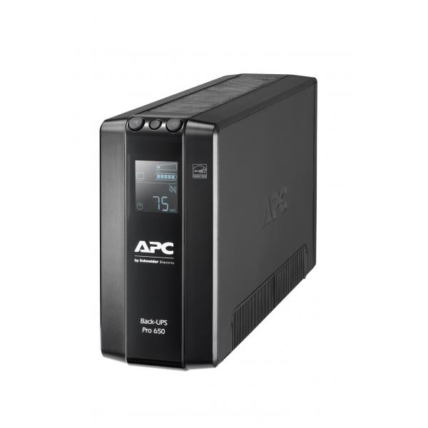 APC BR650MI gruppo di continuità [UPS] A linea interattiva 0,65 kVA 390 W 6 presa[e] AC (APC Back-UPS Pro BR650MI - UPS - AC 230 V - 390 watt - 650 VA - USB - output connectors: 6 - black)ApcBR650MI