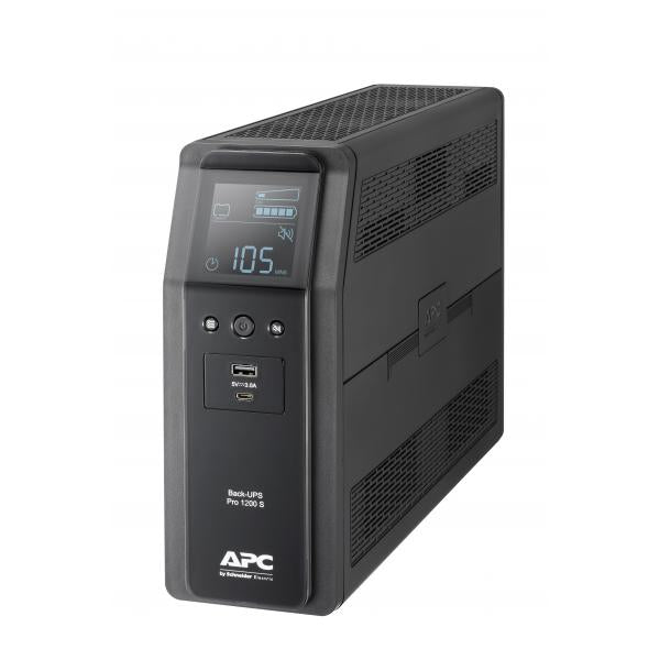 APC BACK UPS PRO BR 1200VA gruppo di continuità [UPS] A linea interattiva 1,2 kVA 720 W 8 presa[e] AC (BACK UPS PRO BR 1200VA - SINEWAVE8 OUTLETS AVR LCD INTERF)ApcBR1200SI