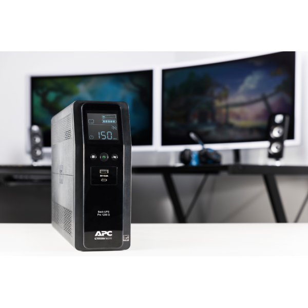 APC BACK UPS PRO BR 1200VA gruppo di continuità [UPS] A linea interattiva 1,2 kVA 720 W 8 presa[e] AC (B-UPS PRO 1200VA/720W TOWER 230V 8X)ApcBR1200SI