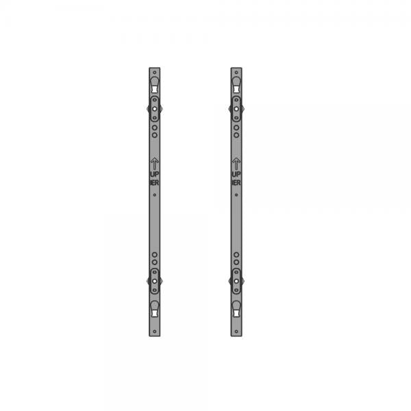 Samsung VG-LFR11SWL kit di fissaggio Nero (Samsung Frame Kit VG-LFR11SWL - Kit montaggio [staffa a 2 giunti, 2 staffe di montaggio laterali] - per video-parete 1x1 - installabile a parete - per P/N: LH015IFRTFS/EN, LH020IERKFS/EN, LH020IFRBFS/EN, LH0...