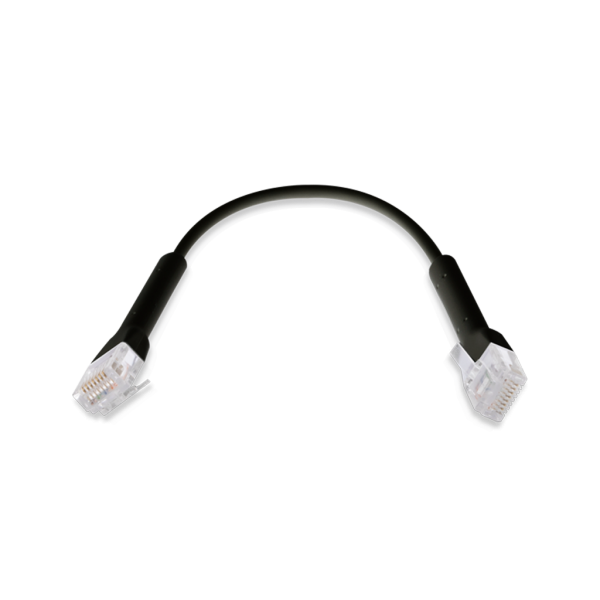 Ubiquiti UniFi Ethernet Patch Cable cavo di rete Nero 0,22 m Cat6 (Ubiquiti UniFI patchkabel - 10 cm -)UbiquitiUC-PATCH-RJ45-BK