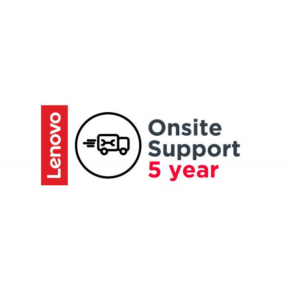 Lenovo 5 Year Onsite Support [Add-On] 5 anno/i (Lenovo Onsite - support opgradering -)Lenovo5WS0W86719