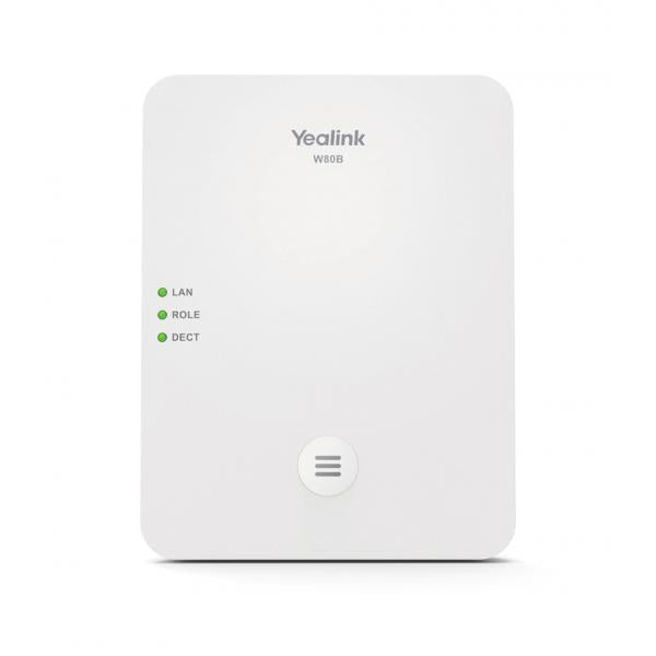 Yealink W80B stazione base DECT Bianco (YEALINK W80B DECT MULTI CELL BASE)YealinkW80B