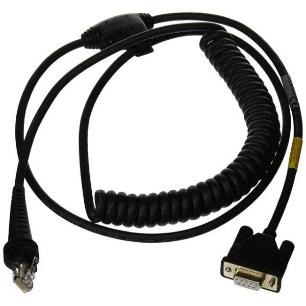 Honeywell CBL-020-300-C00-02 cavo seriale Nero 3 m DB-9 (IND RS232 5V SIGNL BLK DB9 FEM - 3M COILED 5V EXTERNAL POWER)HoneywellCBL-020-300-C00-02