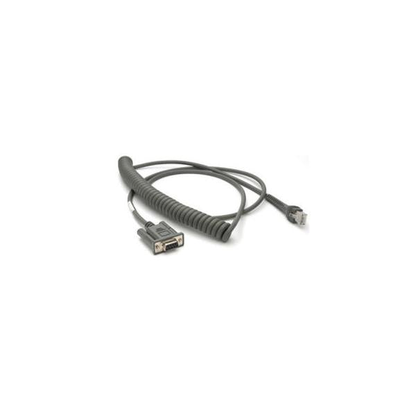 Zebra CBA-R37-C09ZBR cavo seriale Beige 2,74 m DB9 (CABLE RS232 DB9F 9FT/2.8M CL - PWR PIN9 W/TTL CURRENT LIMIT PRT)ZebraCBA-R37-C09ZBR