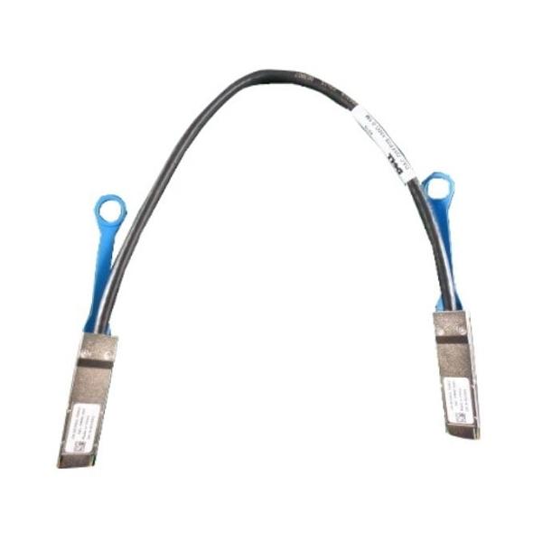 DELL 470-ABPW cavo InfiniBand e in fibra ottica 0,5 m QSFP28 Nero (Dell Networking 100GBase-kabel til dir)Dell470-ABPW