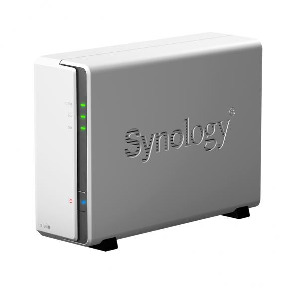 Synology DiskStation DS120j NAS Tower Marvell Armada 3700 88F3720 0,5 GB DDR3L 0 TB DiskStation Manager Grigio (DS120J 1BAY 800MHZDC 512MB DDR,DiskStation DS120j, Marvell Armada 3700 88F3720, 512 MB DDR3L, 1x 3.5/2.5" SATA, 1x RJ-45, 2x USB 2.0, 36 W...