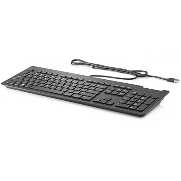 HP 911502-031 tastiera Ufficio USB QWERTY Inglese UK Nero (USB Slim Smartcard CCID KB - 911502-031, Full-size [100%], - USB, Mechanical, QWERTY, Black - Warranty: 6M) - Versione UKHp911502-031
