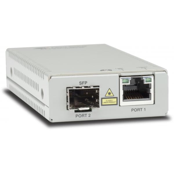 Allied Telesis AT-MMC2000/SP-960 convertitore multimediale di rete 1000 Mbit/s 850 nm Modalità multipla Argento (Allied Telesis AT MMC2000/SP - Fibre media converter - 1GbE - 10Base-T, 1000Base-X, 100Base-TX, 100Base-X, 1000Base-T - RJ-45 / SFP [mini...